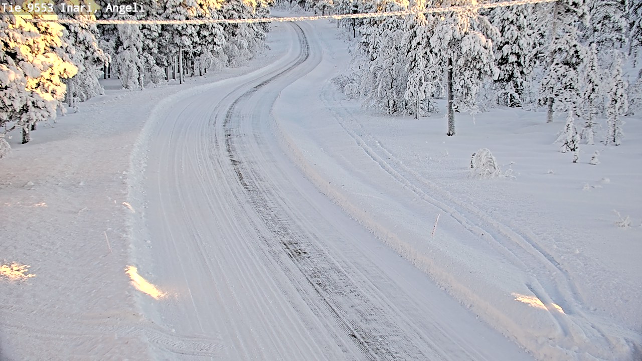 Kelikamerat Kuva Tie 9553 Inari, Angeli, Lintupuolivaara, Inari, Lappi