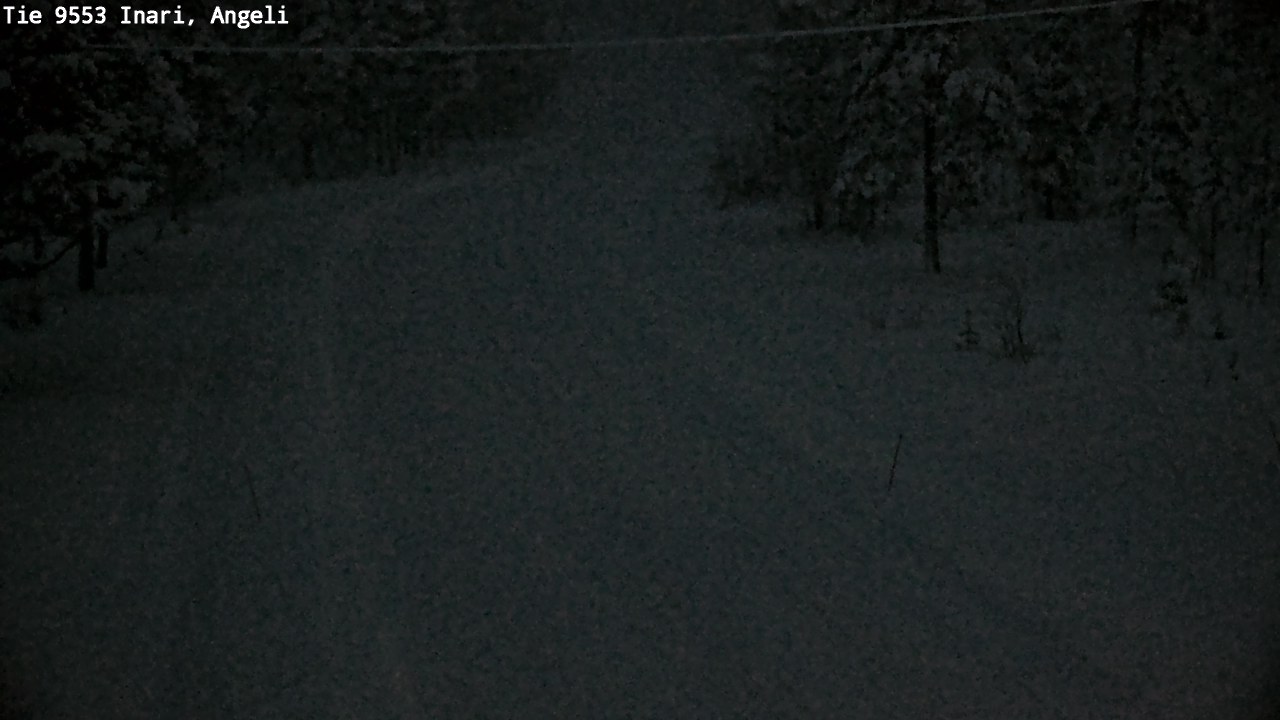 Weather Camera Image Road 9553 Inari, Angeli, Lintupuolivaara, Inari, Lappi