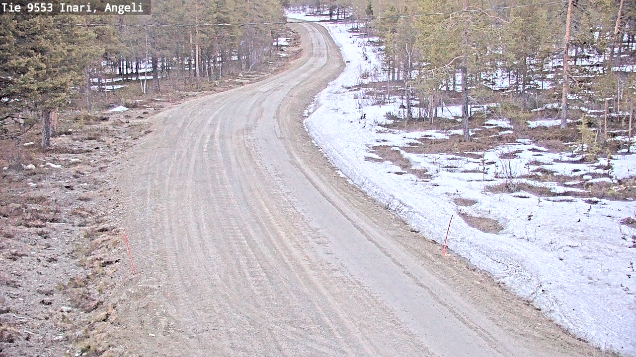 Kelikamerat Kuva Tie 9553 Inari, Angeli, Lintupuolivaara, Inari, Lappi