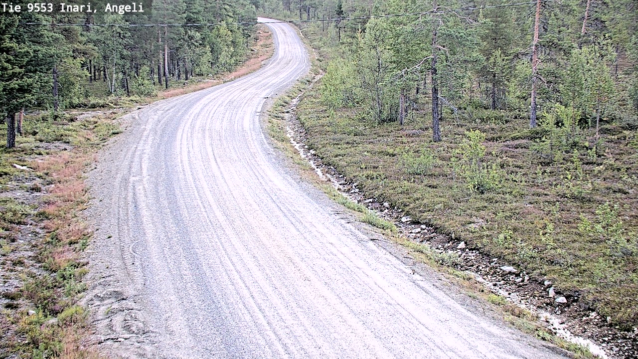 Weather Camera Image Road 9553 Inari, Angeli, Lintupuolivaara, Inari, Lappi