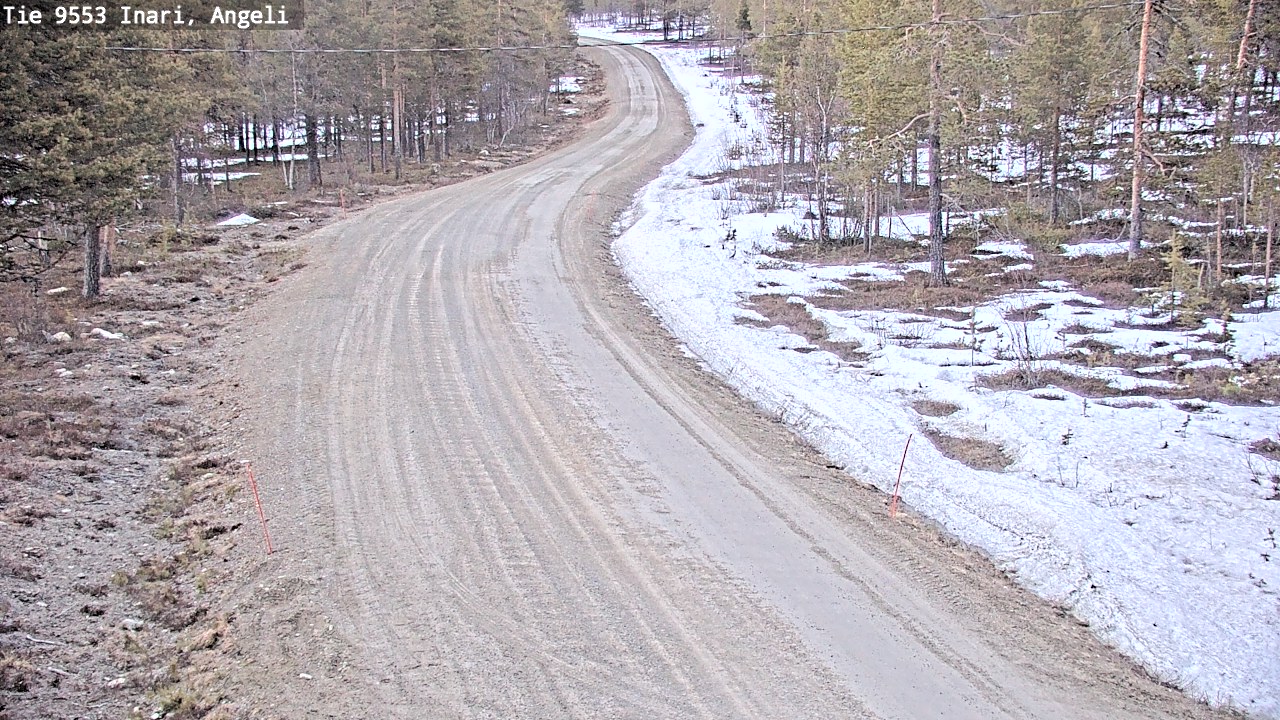 Kelikamerat Kuva Tie 9553 Inari, Angeli, Lintupuolivaara, Inari, Lappi