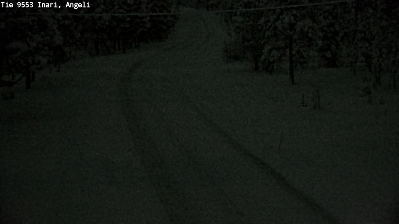 Weather Camera Image Road 9553 Inari, Angeli, Lintupuolivaara, Inari, Lappi