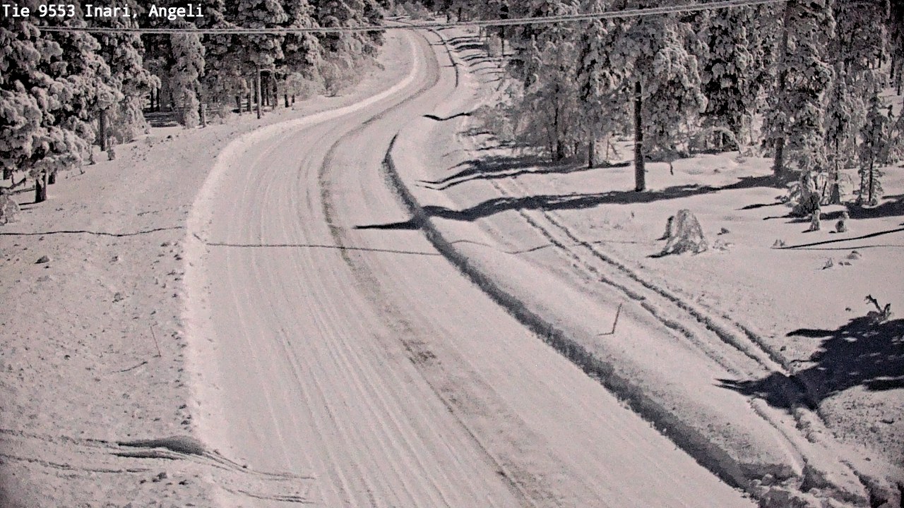 Kelikamerat Kuva Tie 9553 Inari, Angeli, Lintupuolivaara, Inari, Lappi