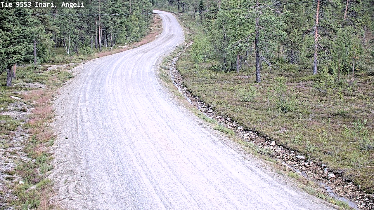 Kelikamerat Kuva Tie 9553 Inari, Angeli, Lintupuolivaara, Inari, Lappi