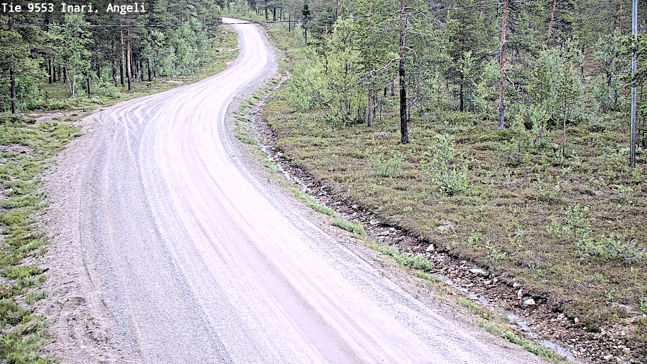 Kelikamerat Kuva Tie 9553 Inari, Angeli, Lintupuolivaara, Inari, Lappi