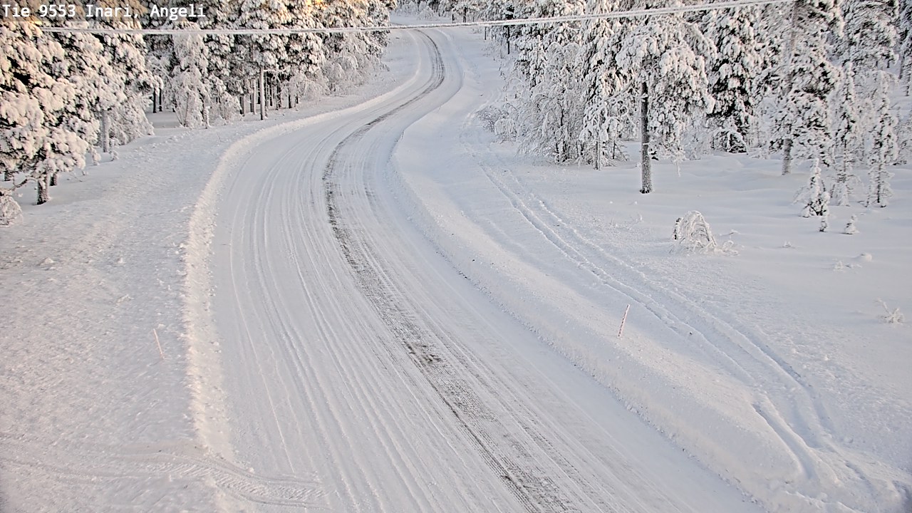 Kelikamerat Kuva Tie 9553 Inari, Angeli, Lintupuolivaara, Inari, Lappi