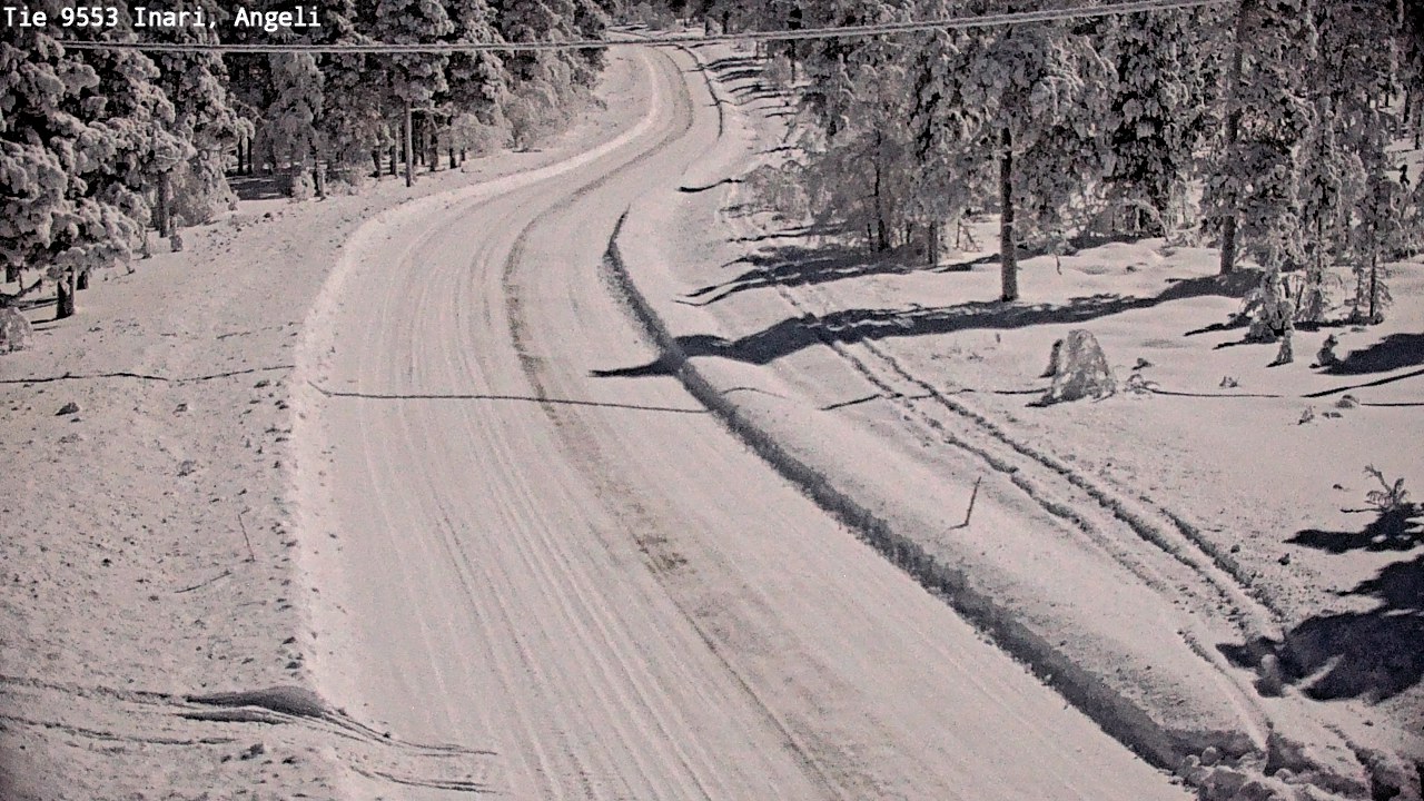Kelikamerat Kuva Tie 9553 Inari, Angeli, Lintupuolivaara, Inari, Lappi