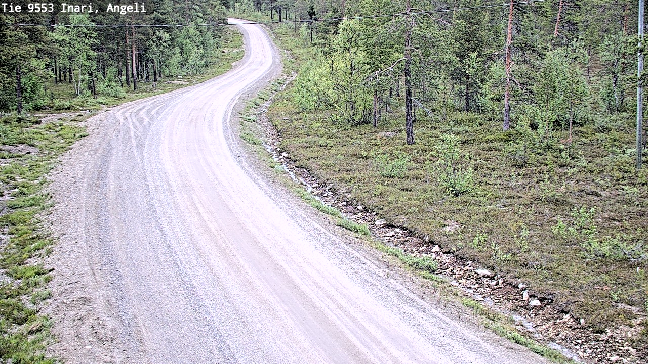 Kelikamerat Kuva Tie 9553 Inari, Angeli, Lintupuolivaara, Inari, Lappi