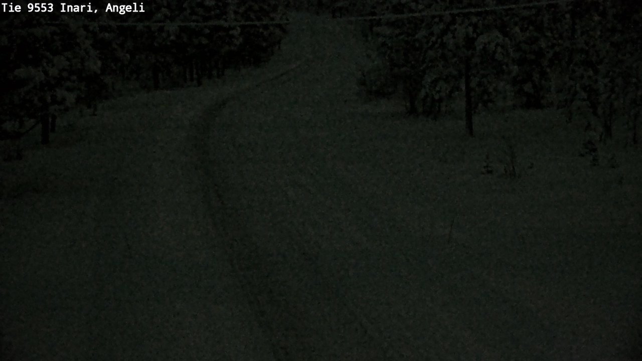 Weather Camera Image Road 9553 Inari, Angeli, Lintupuolivaara, Inari, Lappi