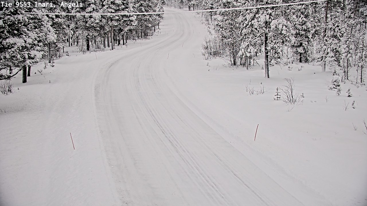 Kelikamerat Kuva Tie 9553 Inari, Angeli, Lintupuolivaara, Inari, Lappi