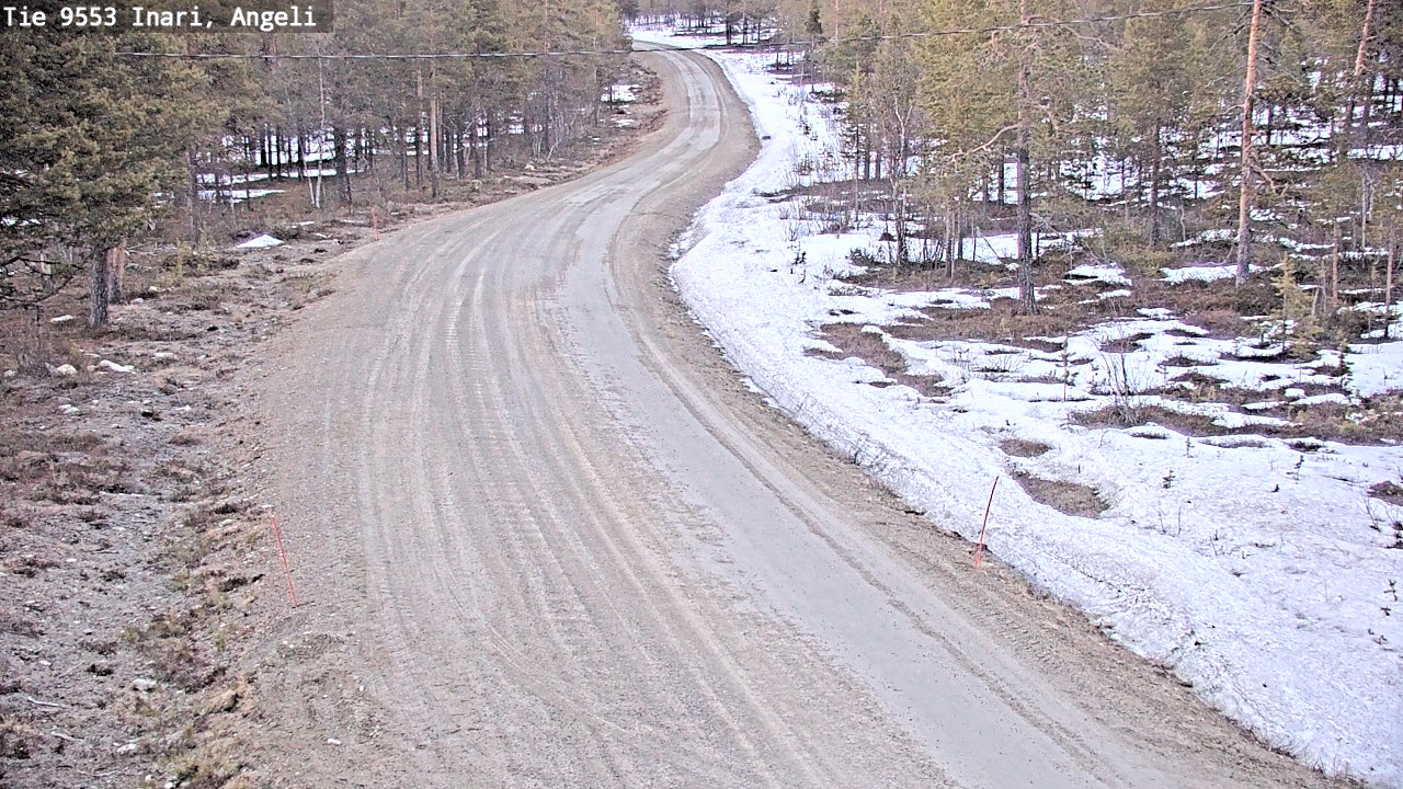Kelikamerat Kuva Tie 9553 Inari, Angeli, Lintupuolivaara, Inari, Lappi