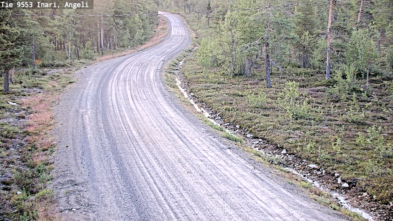 Kelikamerat Kuva Tie 9553 Inari, Angeli, Lintupuolivaara, Inari, Lappi