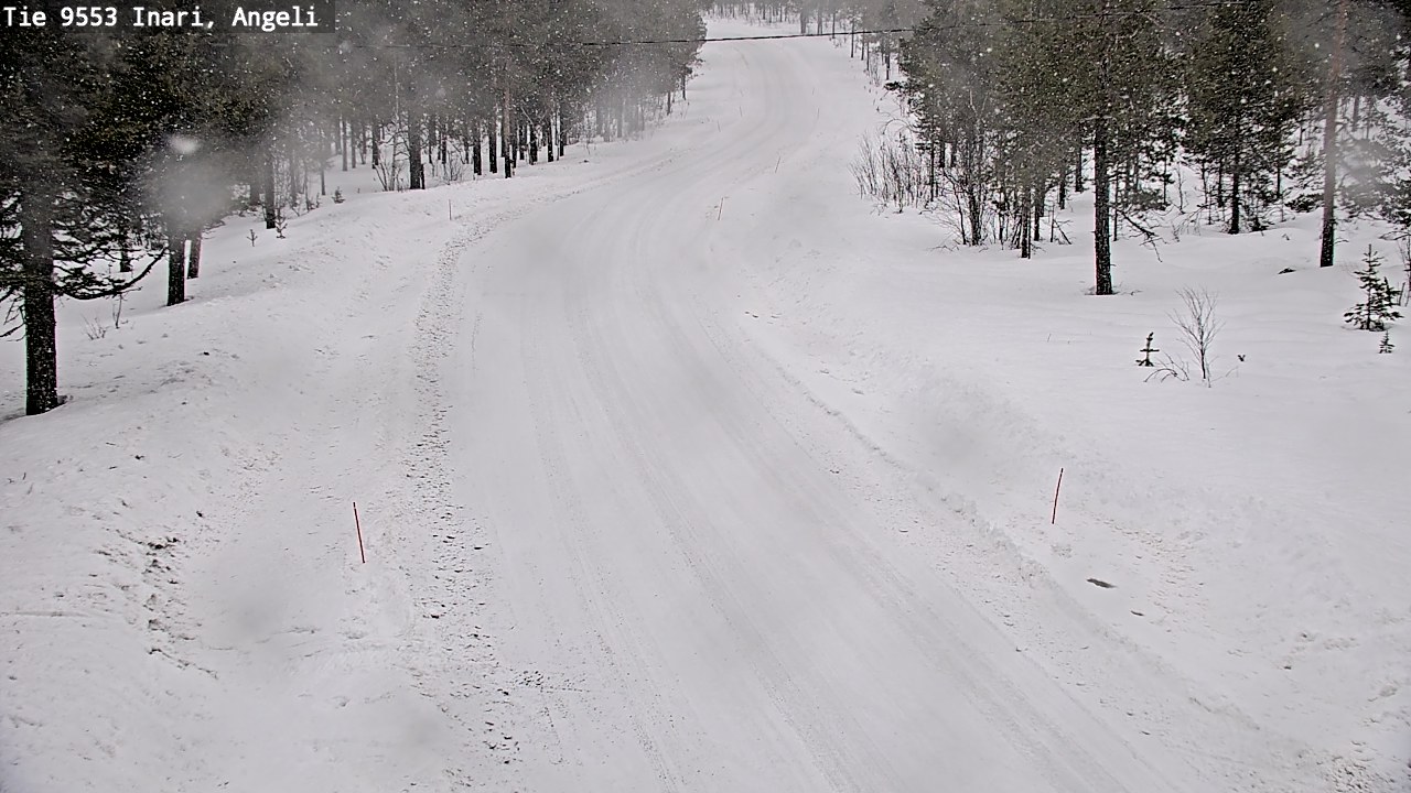 Kelikamerat Kuva Tie 9553 Inari, Angeli, Lintupuolivaara, Inari, Lappi