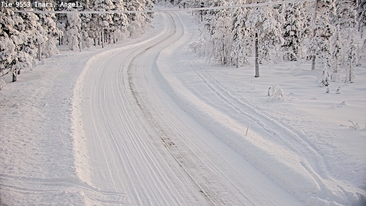 Kelikamerat Kuva Tie 9553 Inari, Angeli, Lintupuolivaara, Inari, Lappi