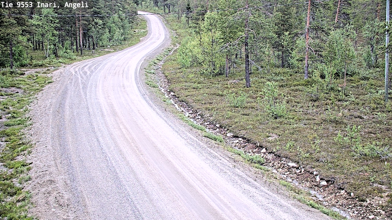 Kelikamerat Kuva Tie 9553 Inari, Angeli, Lintupuolivaara, Inari, Lappi