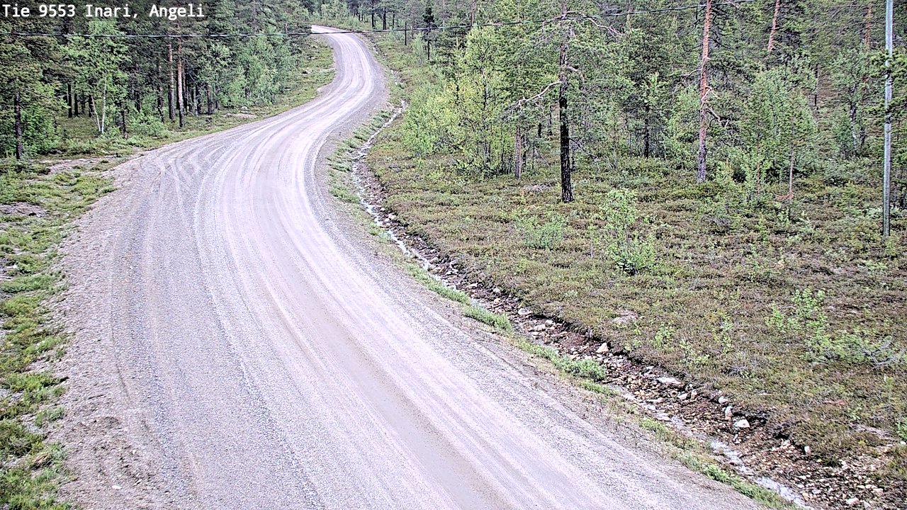 Kelikamerat Kuva Tie 9553 Inari, Angeli, Lintupuolivaara, Inari, Lappi