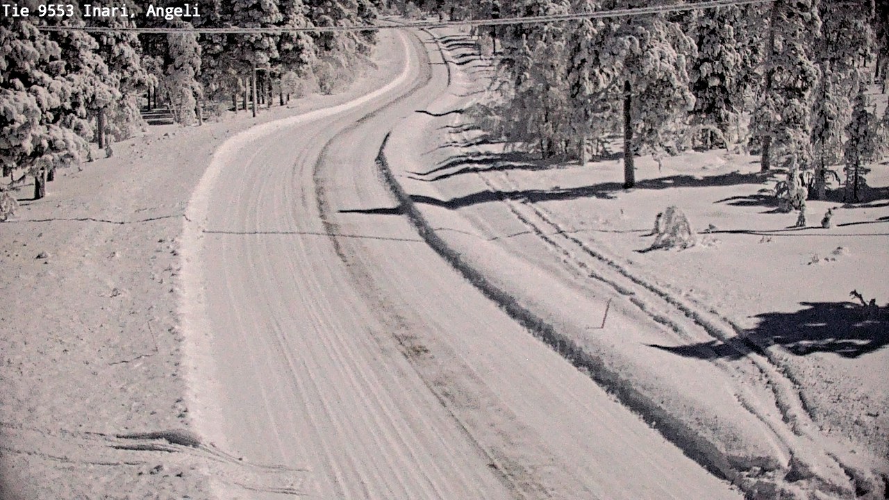 Kelikamerat Kuva Tie 9553 Inari, Angeli, Lintupuolivaara, Inari, Lappi