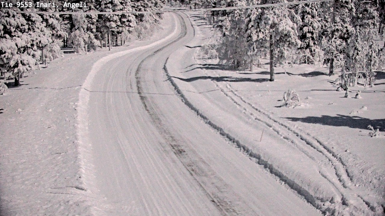 Kelikamerat Kuva Tie 9553 Inari, Angeli, Lintupuolivaara, Inari, Lappi