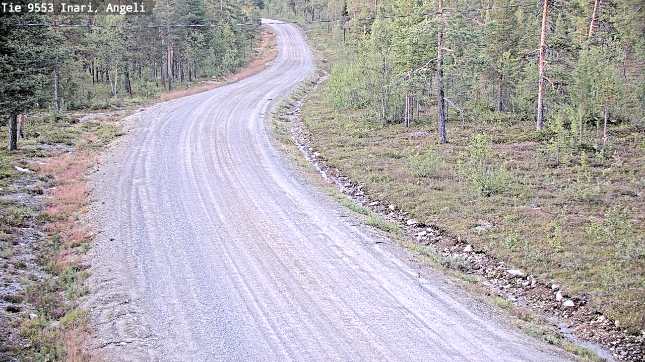 Kelikamerat Kuva Tie 9553 Inari, Angeli, Lintupuolivaara, Inari, Lappi