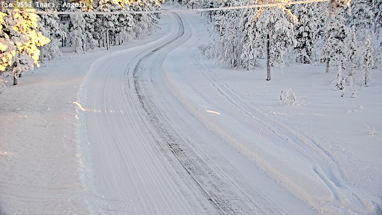 Kelikamerat Kuva Tie 9553 Inari, Angeli, Lintupuolivaara, Inari, Lappi