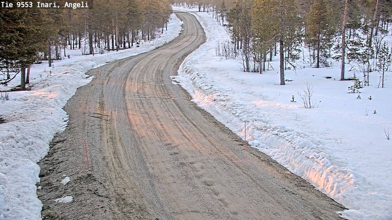 Kelikamerat Kuva Tie 9553 Inari, Angeli, Lintupuolivaara, Inari, Lappi