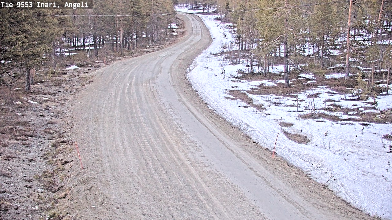 Kelikamerat Kuva Tie 9553 Inari, Angeli, Lintupuolivaara, Inari, Lappi
