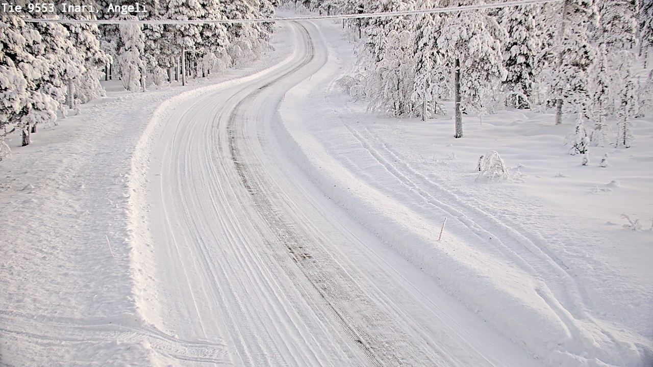 Kelikamerat Kuva Tie 9553 Inari, Angeli, Lintupuolivaara, Inari, Lappi