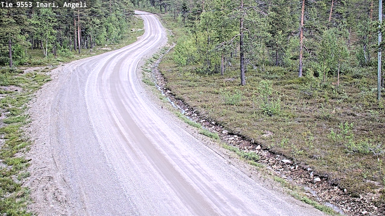 Kelikamerat Kuva Tie 9553 Inari, Angeli, Lintupuolivaara, Inari, Lappi