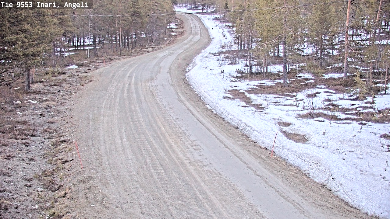 Kelikamerat Kuva Tie 9553 Inari, Angeli, Lintupuolivaara, Inari, Lappi