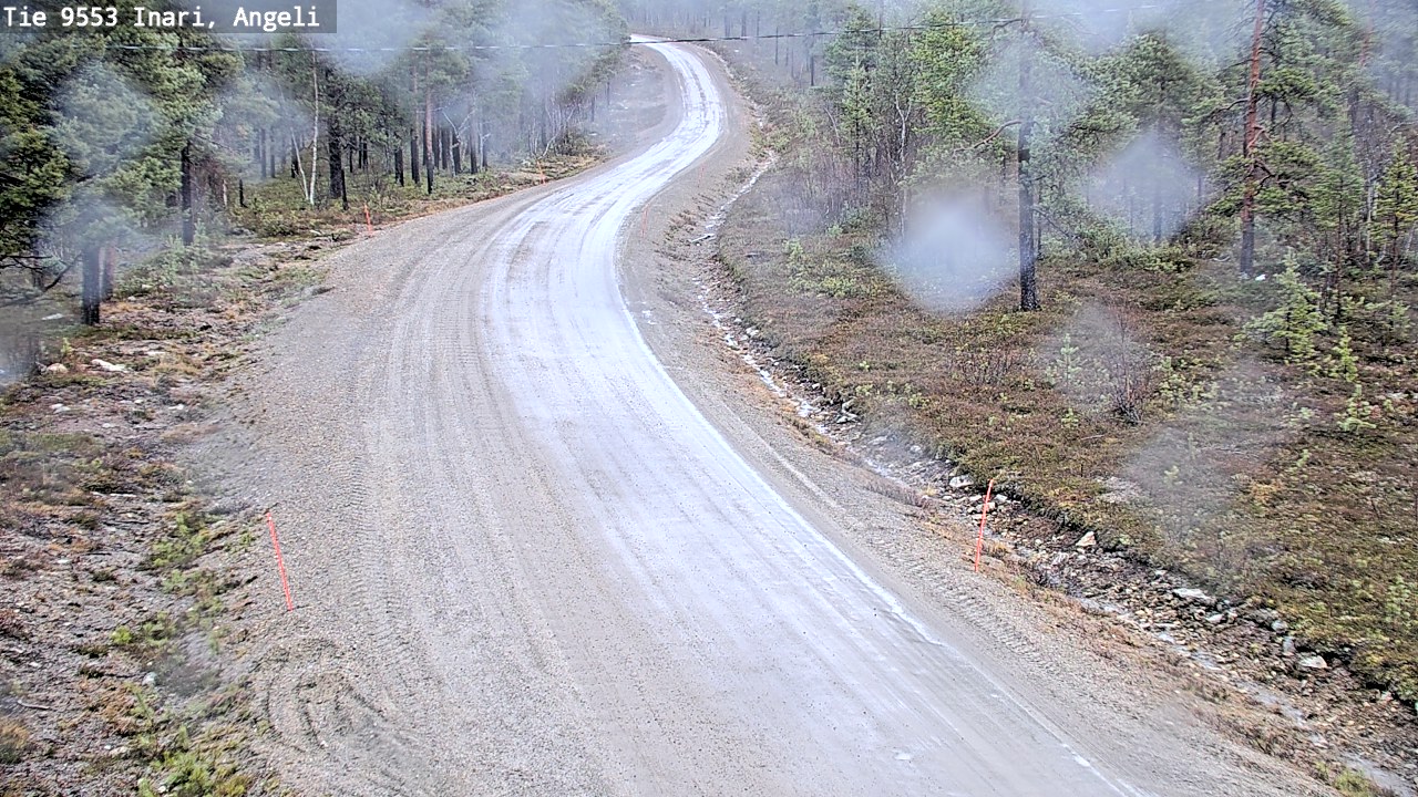 Kelikamerat Kuva Tie 9553 Inari, Angeli, Lintupuolivaara, Inari, Lappi