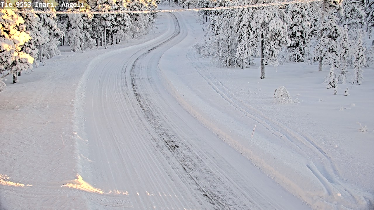 Kelikamerat Kuva Tie 9553 Inari, Angeli, Lintupuolivaara, Inari, Lappi