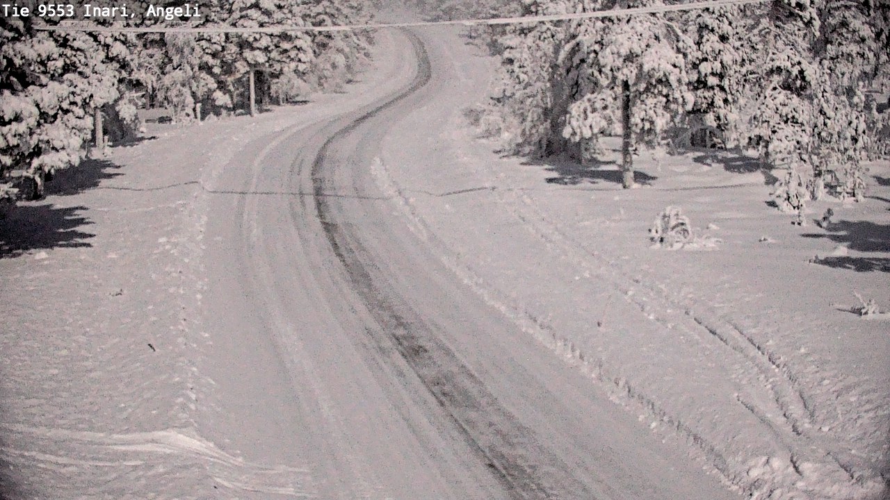 Kelikamerat Kuva Tie 9553 Inari, Angeli, Lintupuolivaara, Inari, Lappi