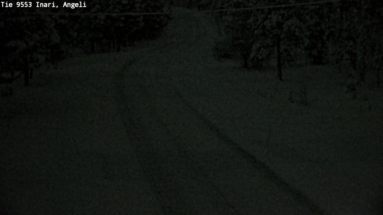 Weather Camera Image Väg 9553 Inari, Angeli, Lintupuolivaara, Inari, Lappi