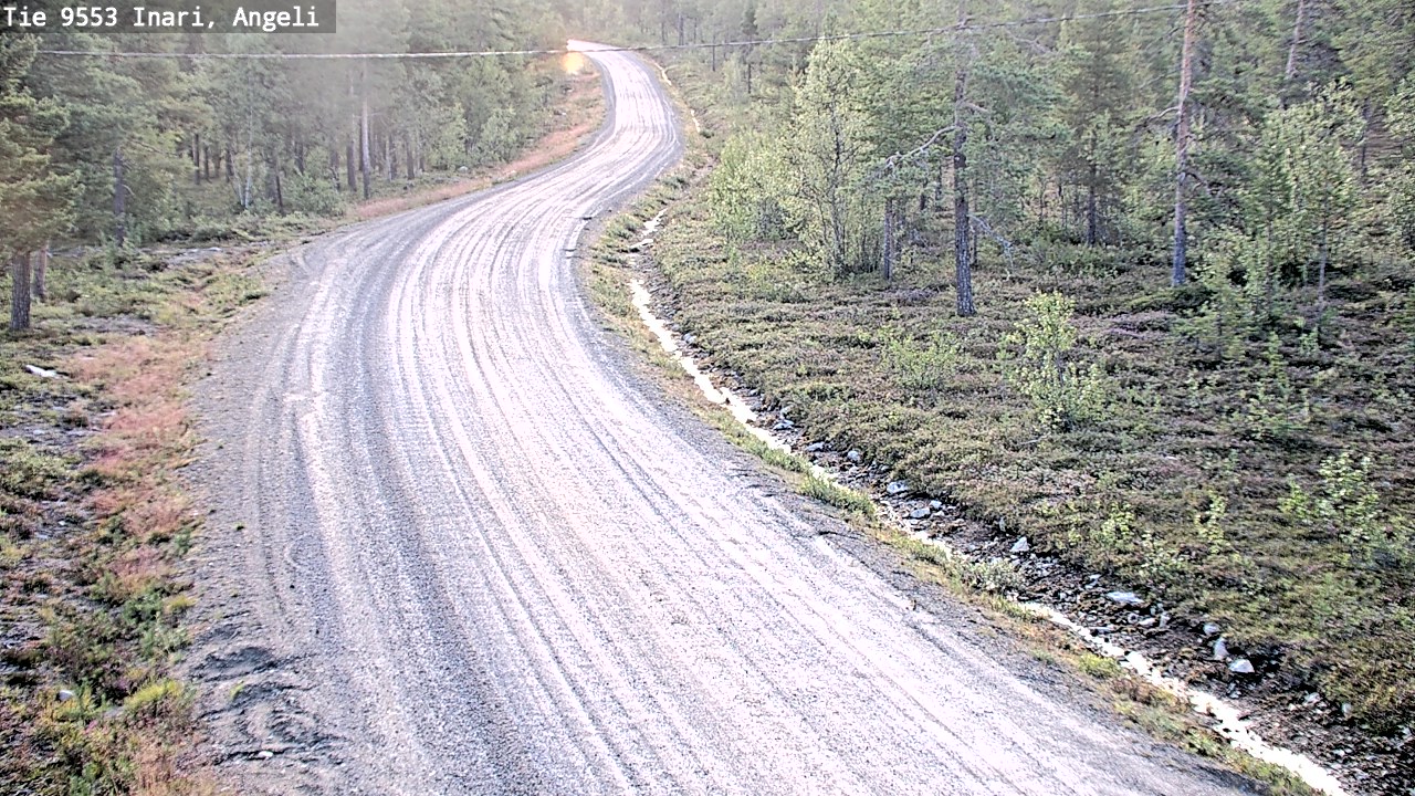 Weather Camera Image Road 9553 Inari, Angeli, Lintupuolivaara, Inari, Lappi