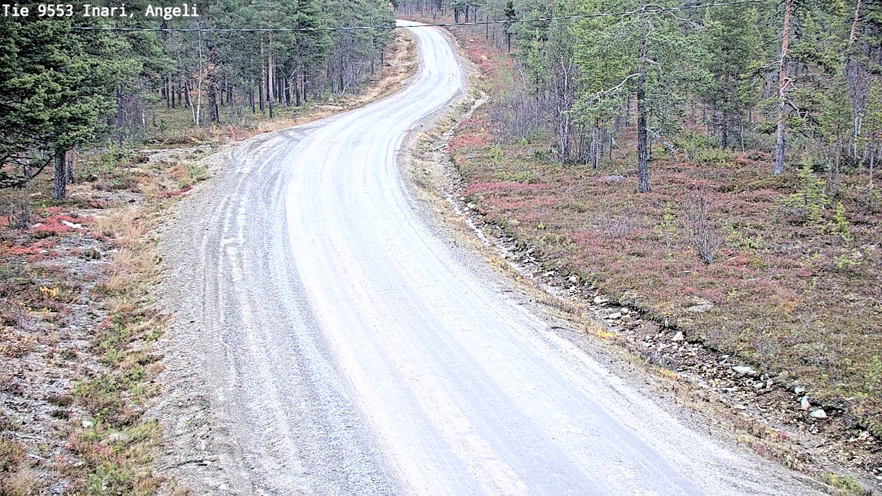 Kelikamerat Kuva Tie 9553 Inari, Angeli, Lintupuolivaara, Inari, Lappi