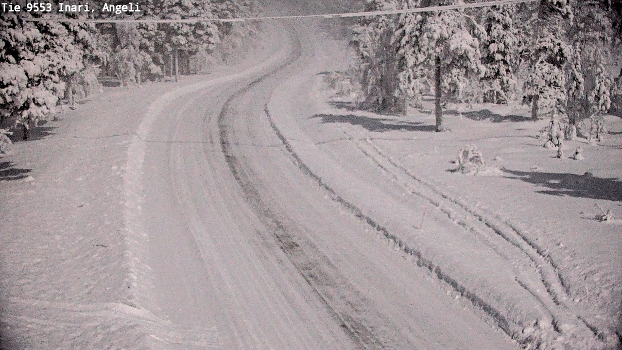 Kelikamerat Kuva Tie 9553 Inari, Angeli, Lintupuolivaara, Inari, Lappi