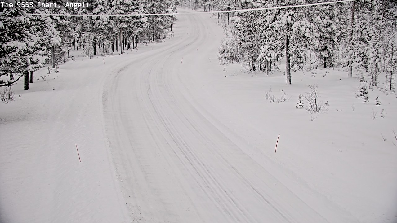 Kelikamerat Kuva Tie 9553 Inari, Angeli, Lintupuolivaara, Inari, Lappi