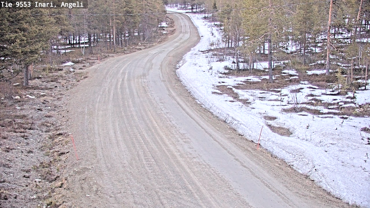 Kelikamerat Kuva Tie 9553 Inari, Angeli, Lintupuolivaara, Inari, Lappi