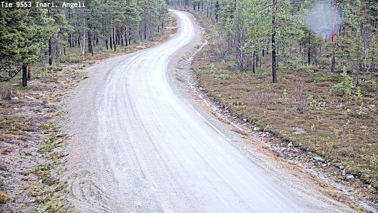 Kelikamerat Kuva Tie 9553 Inari, Angeli, Lintupuolivaara, Inari, Lappi