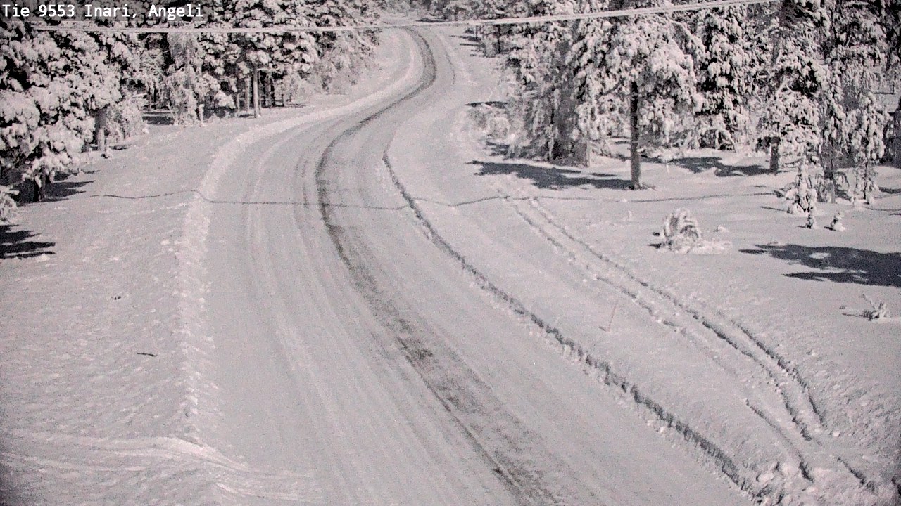 Kelikamerat Kuva Tie 9553 Inari, Angeli, Lintupuolivaara, Inari, Lappi