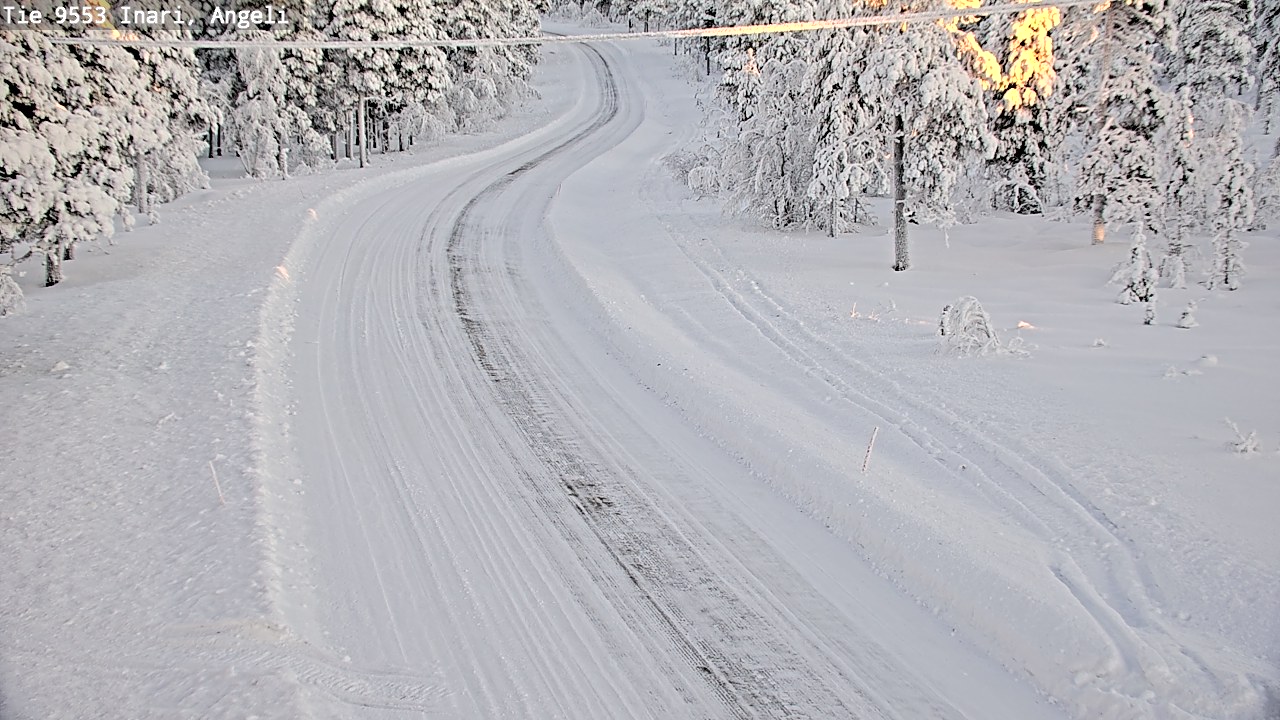 Kelikamerat Kuva Tie 9553 Inari, Angeli, Lintupuolivaara, Inari, Lappi