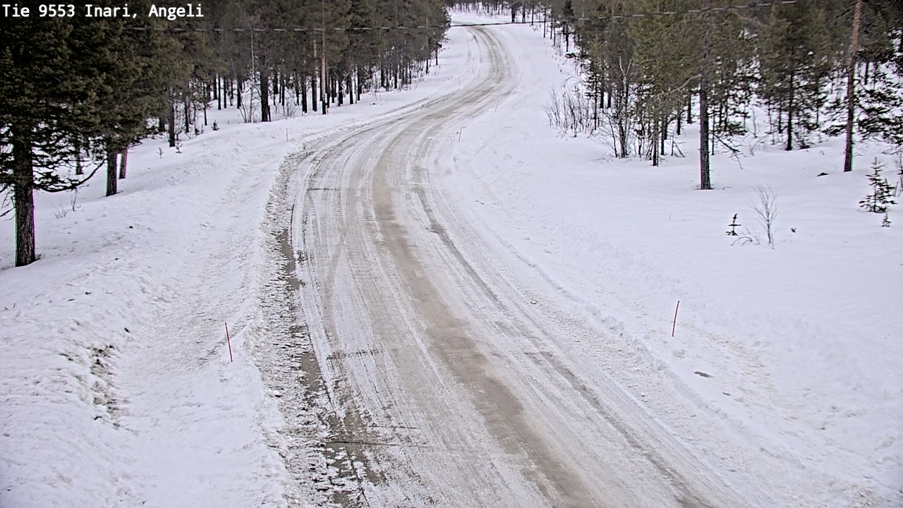 Kelikamerat Kuva Tie 9553 Inari, Angeli, Lintupuolivaara, Inari, Lappi