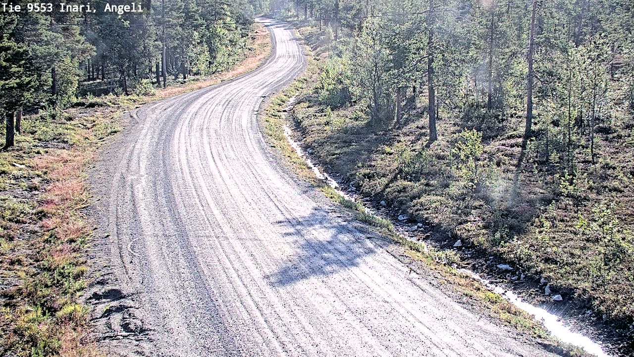 Weather Camera Image Road 9553 Inari, Angeli, Lintupuolivaara, Inari, Lappi
