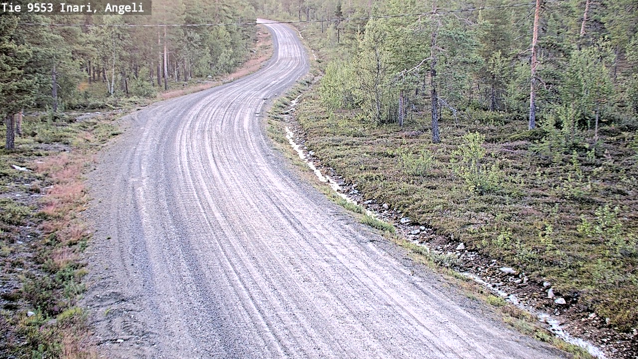 Kelikamerat Kuva Tie 9553 Inari, Angeli, Lintupuolivaara, Inari, Lappi