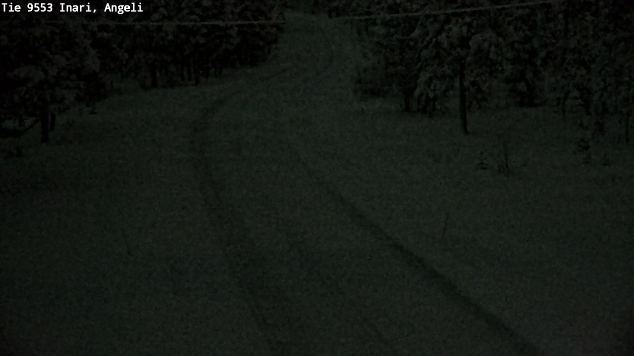 Weather Camera Image Road 9553 Inari, Angeli, Lintupuolivaara, Inari, Lappi