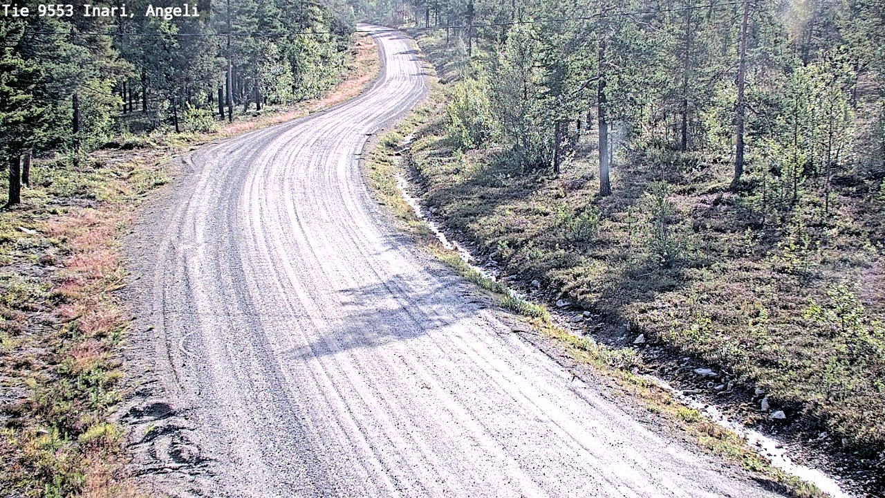 Weather Camera Image Road 9553 Inari, Angeli, Lintupuolivaara, Inari, Lappi