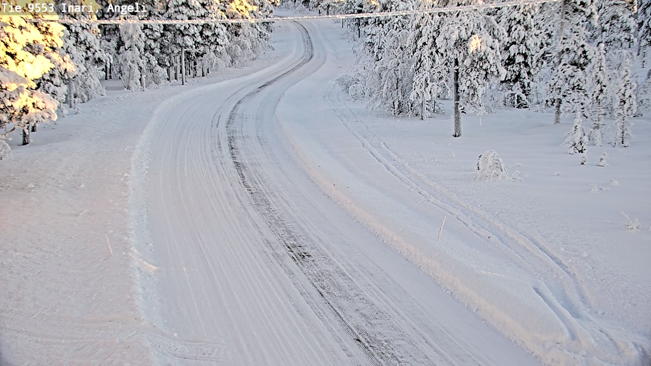 Kelikamerat Kuva Tie 9553 Inari, Angeli, Lintupuolivaara, Inari, Lappi