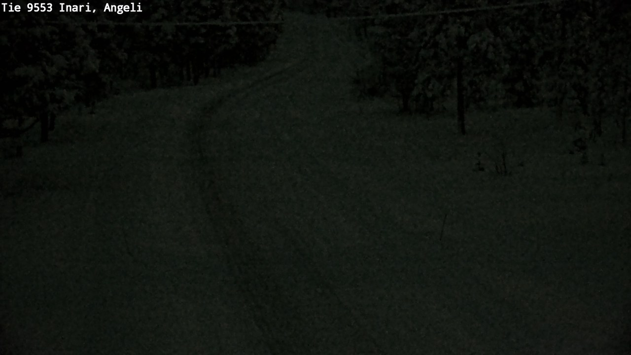 Weather Camera Image Road 9553 Inari, Angeli, Lintupuolivaara, Inari, Lappi