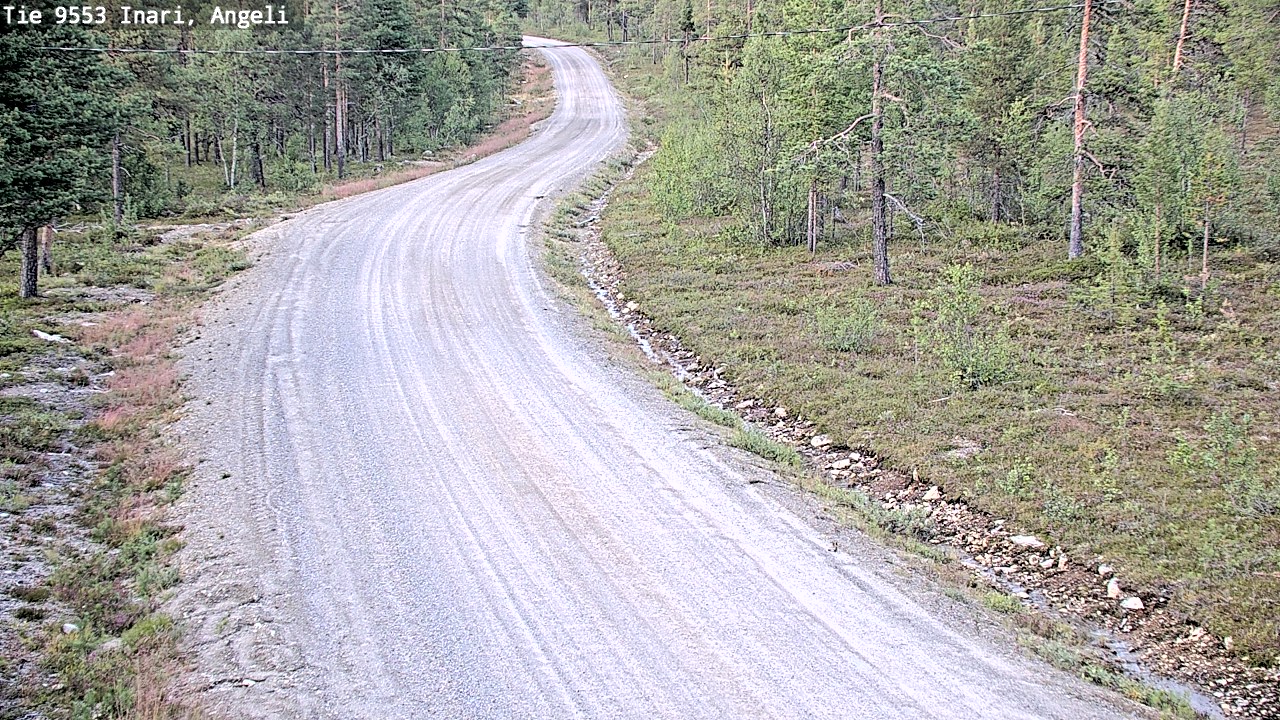 Kelikamerat Kuva Tie 9553 Inari, Angeli, Lintupuolivaara, Inari, Lappi