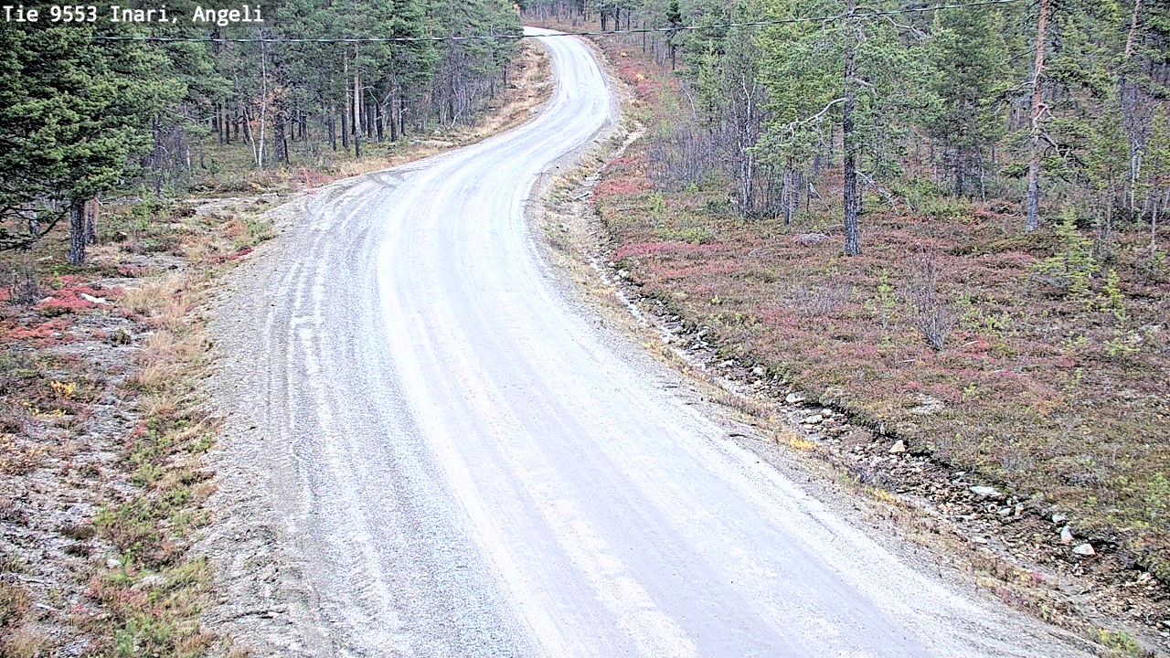 Kelikamerat Kuva Tie 9553 Inari, Angeli, Lintupuolivaara, Inari, Lappi
